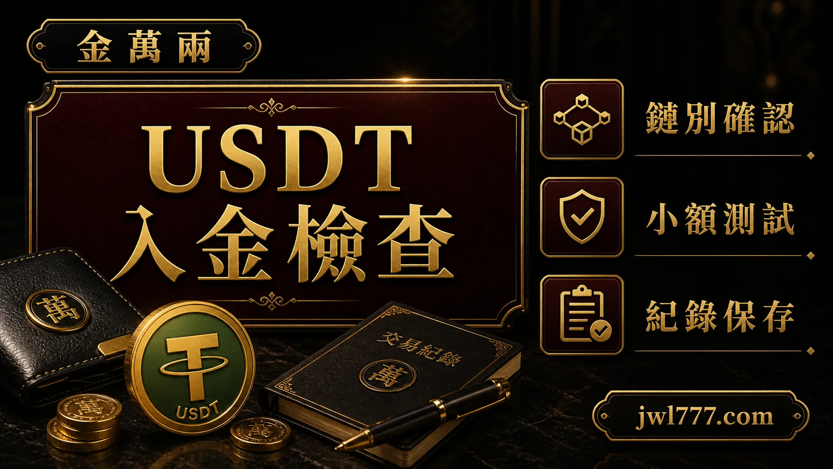 金萬兩 USDT 入門 玩家檢查重點 2