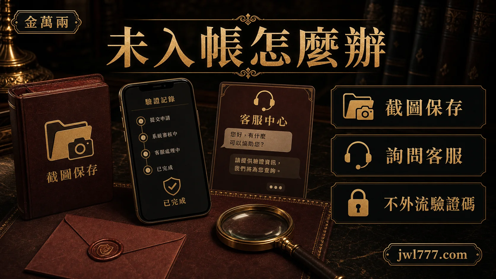 金萬兩 手機綁定 2000 金幣 玩家檢查重點 3