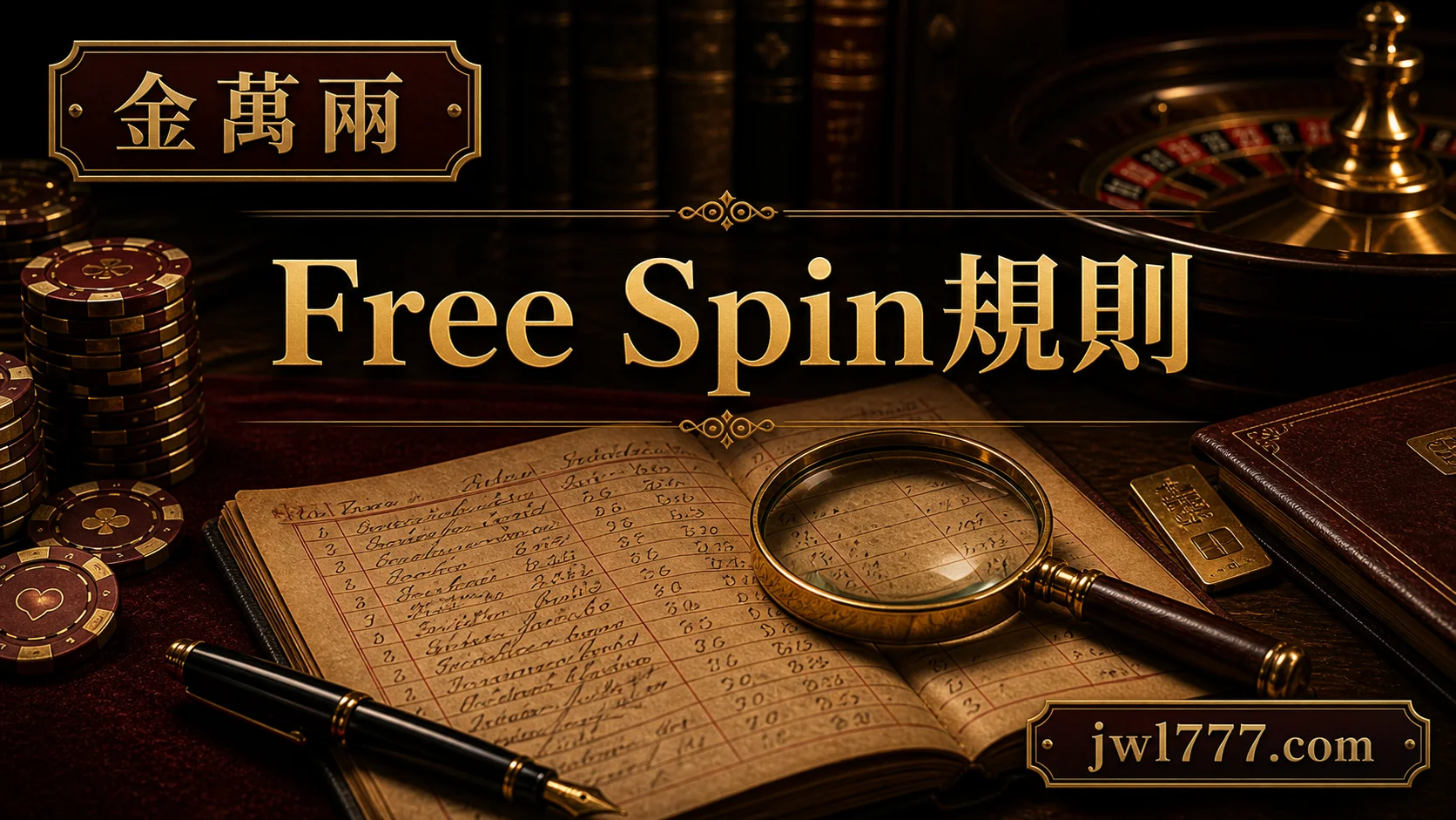 金萬兩老虎機Free Spin免費旋轉規則與預算提醒圖