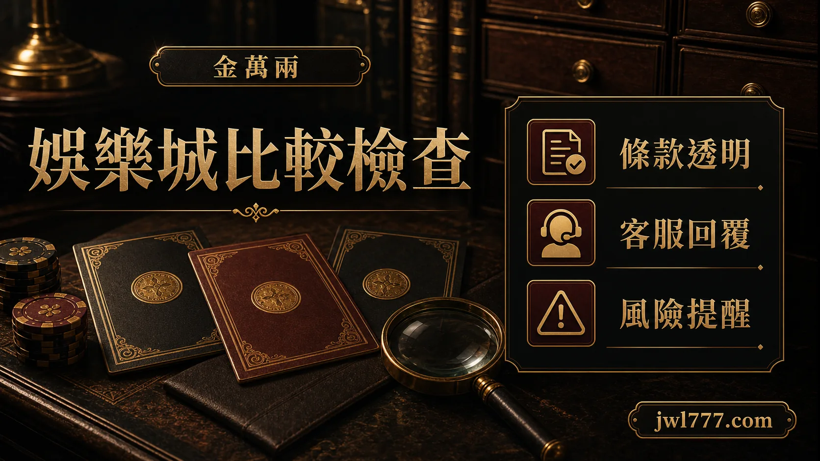 金萬兩娛樂城比較條款客服風險檢查圖