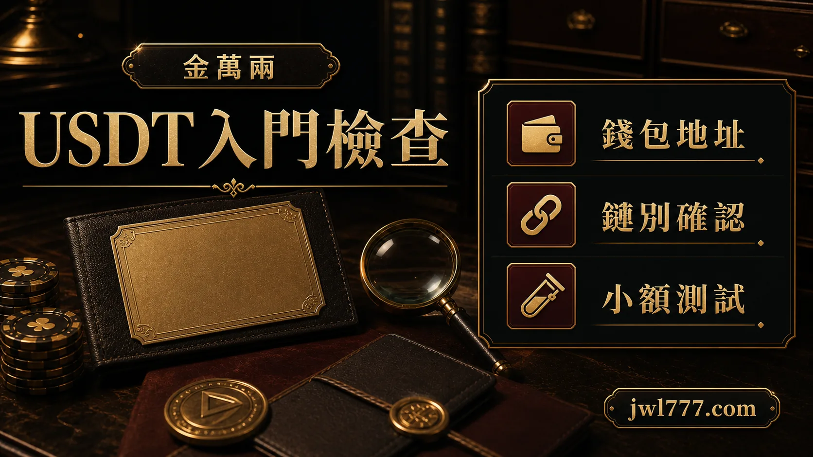 金萬兩 USDT 入門 玩家檢查重點 1