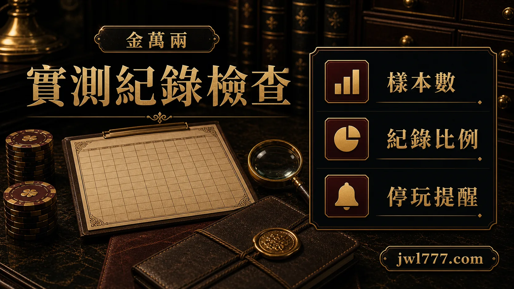 金萬兩百家樂樣本紀錄停玩提醒圖