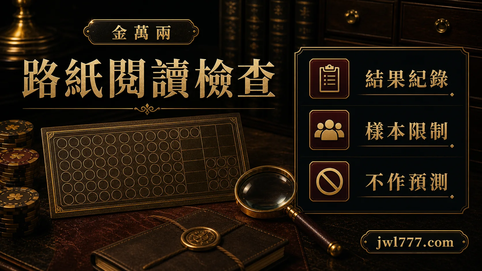 金萬兩百家樂路紙結果紀錄提醒圖