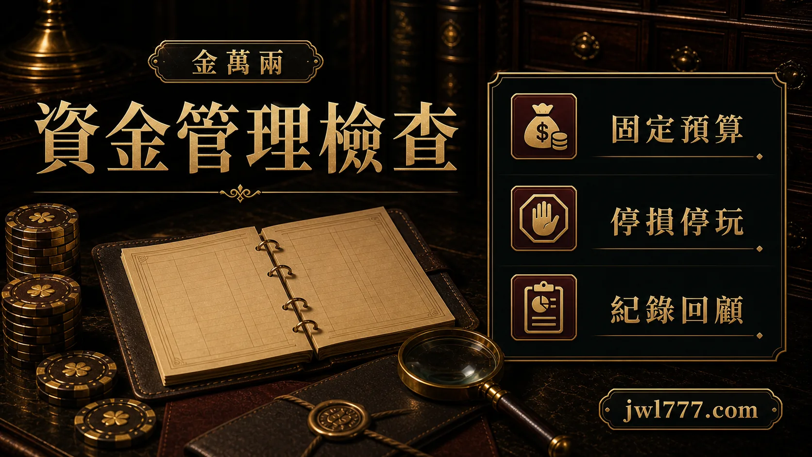 金萬兩資金管理預算停損紀錄圖
