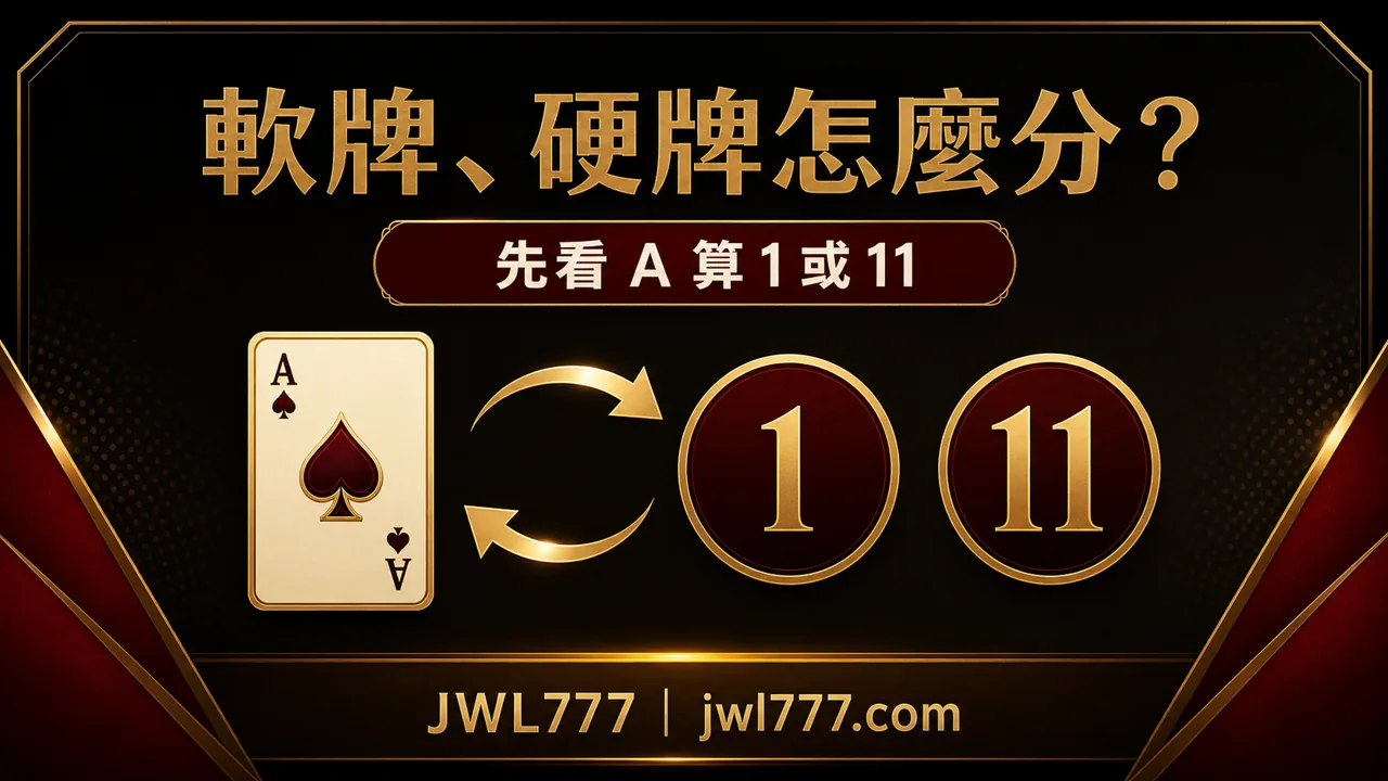 21 點軟牌、硬牌怎麼看?A 的點數、爆牌與莊家規則