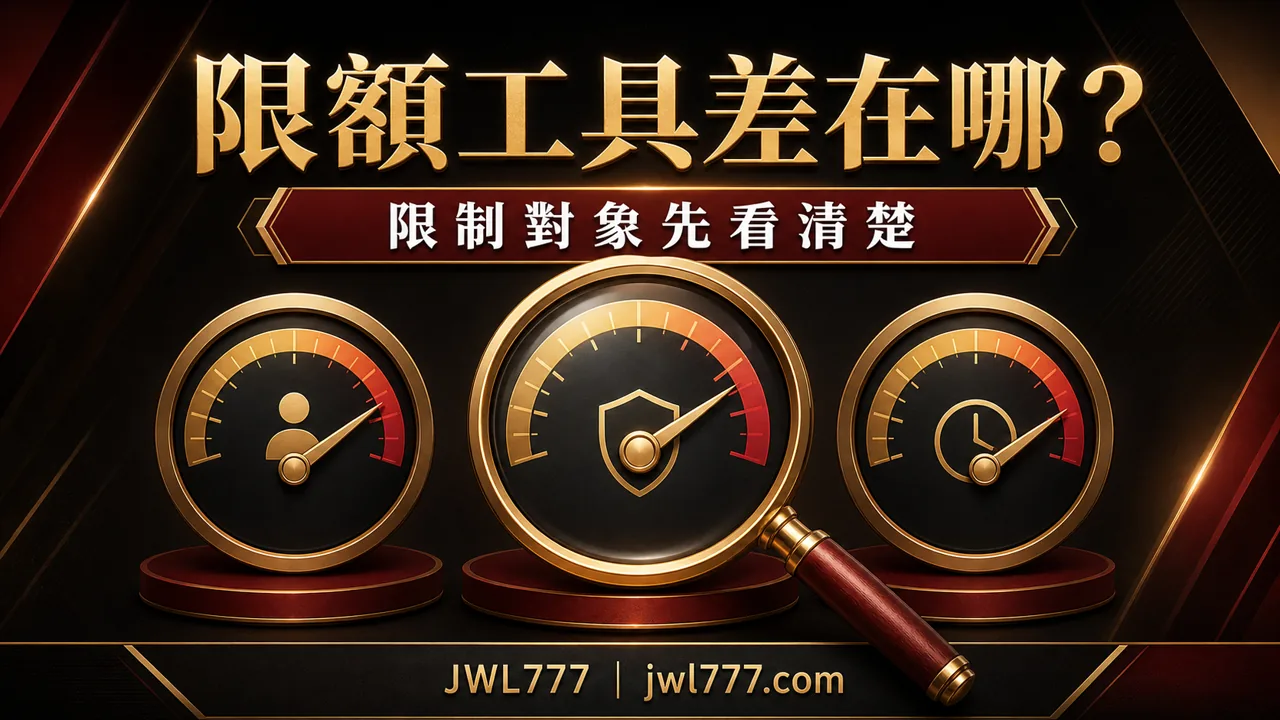 入金上限、損失限額與時間提醒差在哪？遊玩工具閱讀指南