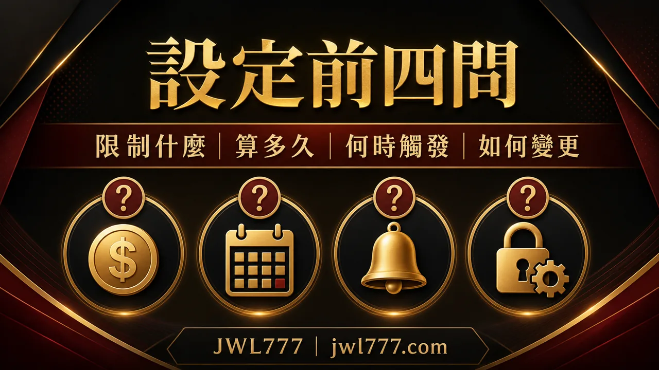 娛樂預算三層護欄示意,依序為入金、損失與時間