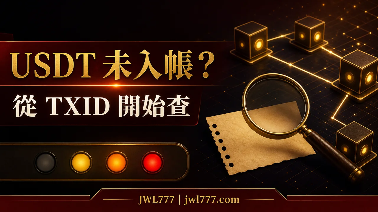 USDT 轉帳未入帳怎麼查?TXID、鏈別、地址與區塊狀態核對