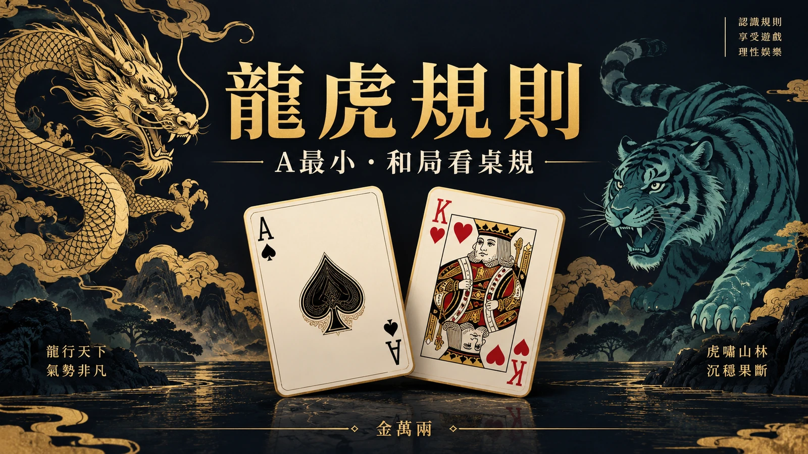 龍虎怎麼玩?A最小、同點和局與退半注怎麼看